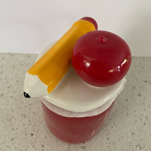 Rae Dunn I Love Teaching Mug with Lid - Picture 3 of 4